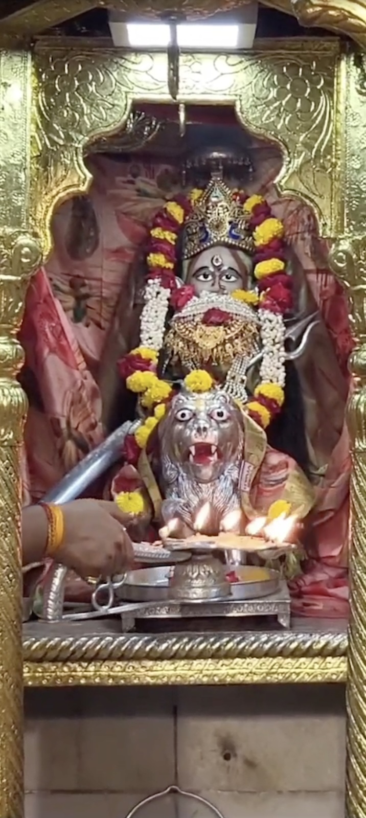 Aarti Darshan Maa Amba at Shree Kubereshwar Mahadev