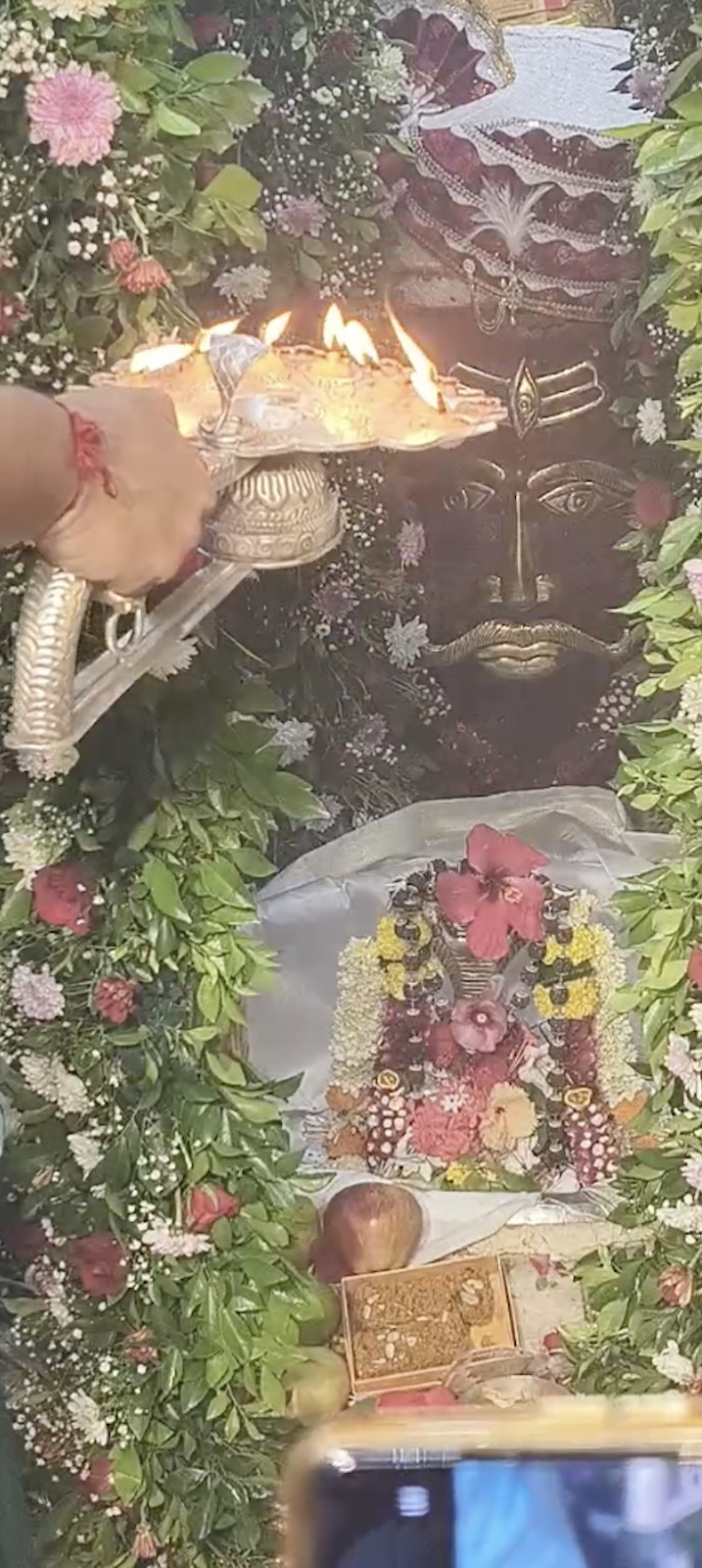 Aarti Darshan Maa Amba at Shree Kubereshwar Mahadev