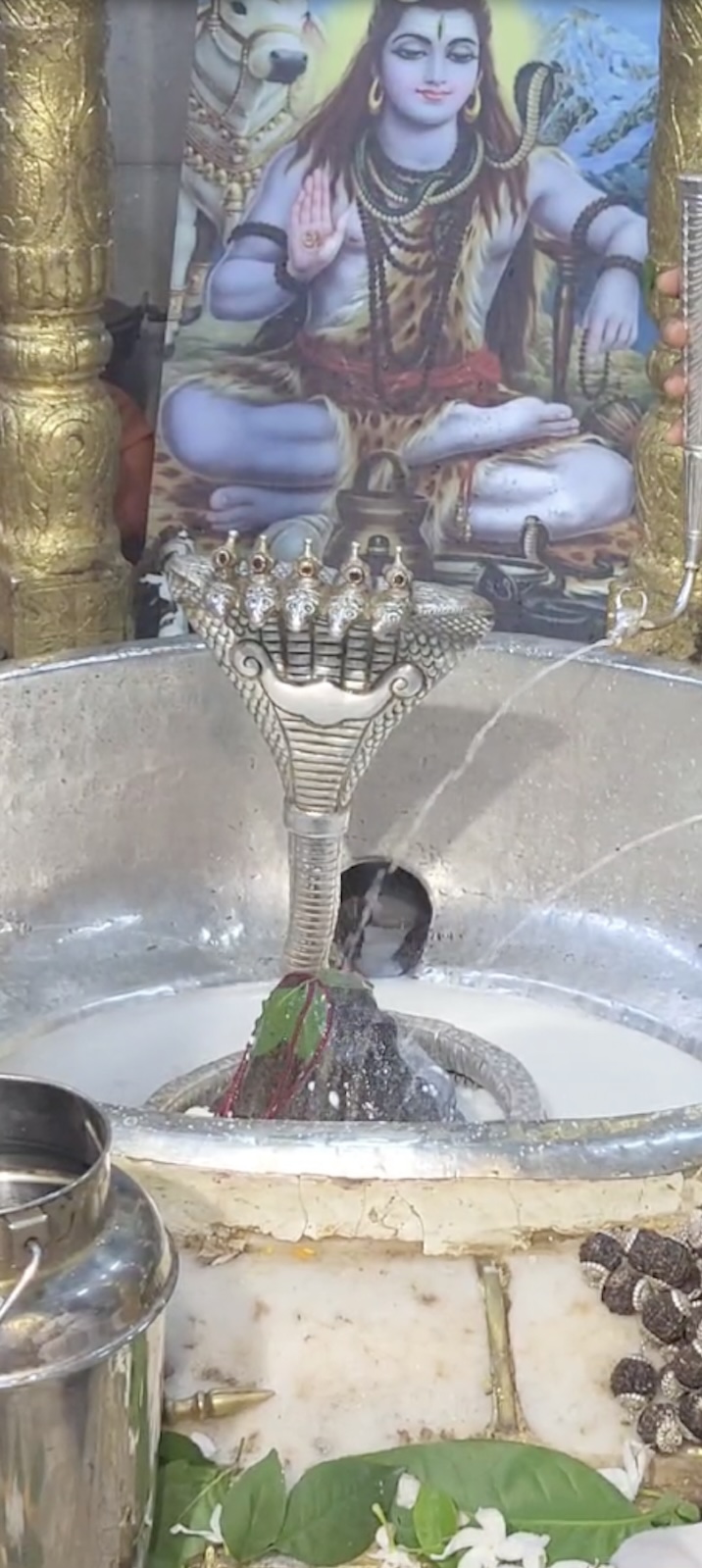 Rudrabhishek to Shree Kubereshwar Mahadev