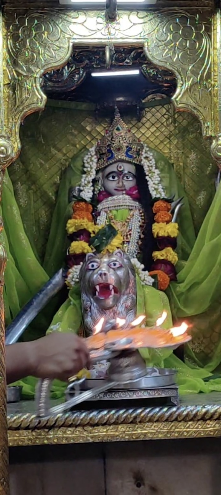 Aarti Darshan Maa Amba at Shree Kubereshwar Mahadev